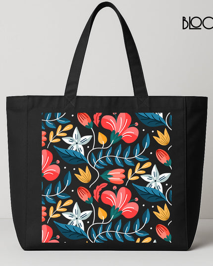 Spring Petals Pattern Tote