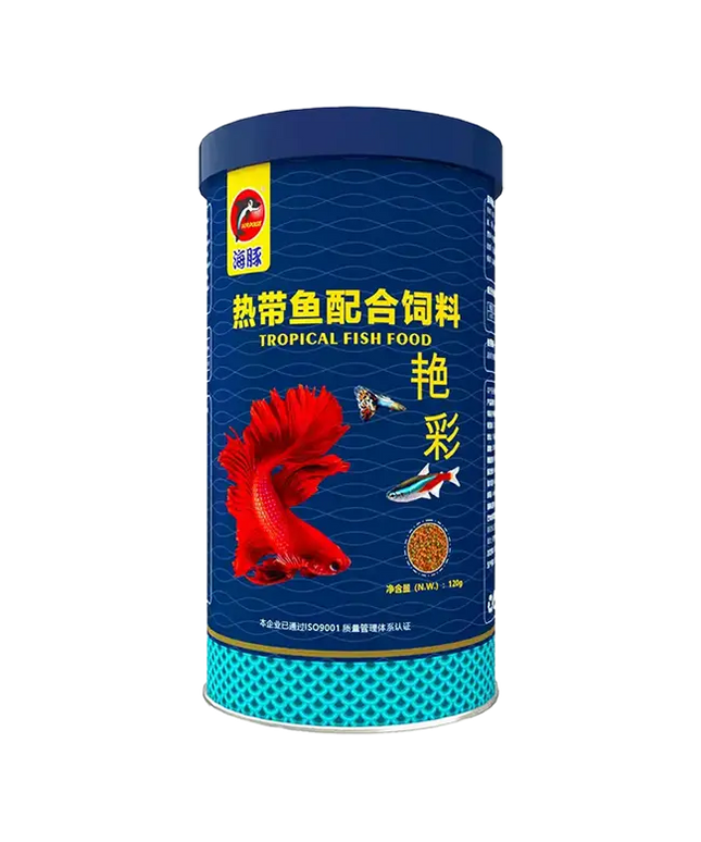 Porpoise Colorful Micro Pellets Fish Food (120gm)