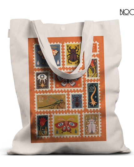 Stamps Canvas Tote Bag