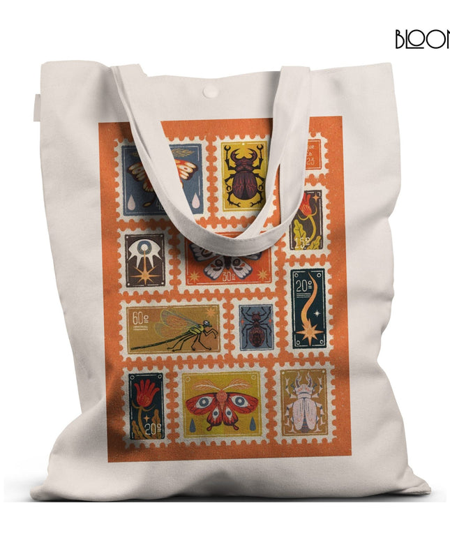 Stamps Canvas Tote Bag