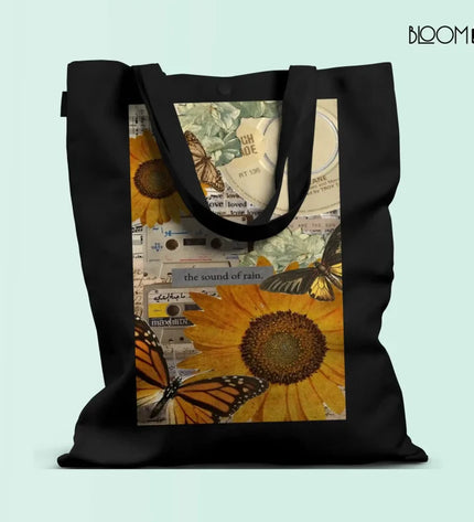 Sunflower And Butterfly
