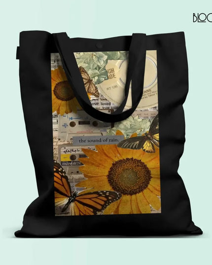 Sunflower And Butterfly