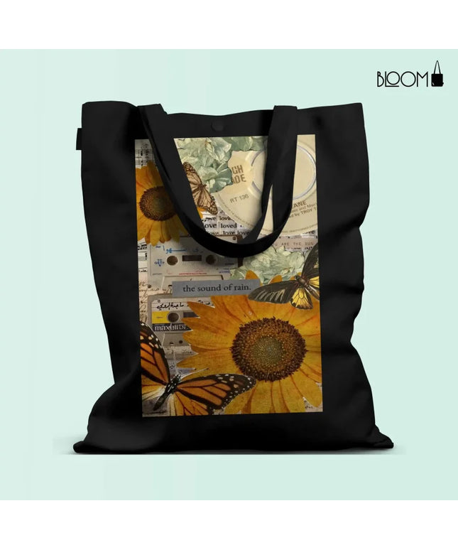 Sunflower And Butterfly