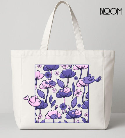 Lavender Birds & Blooms