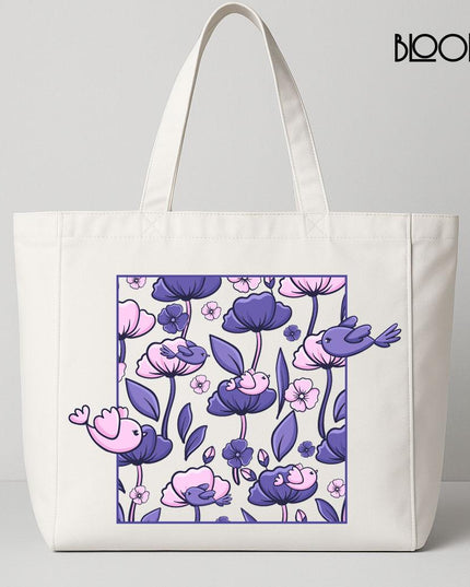 Lavender Birds & Blooms