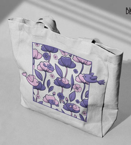 Lavender Birds & Blooms