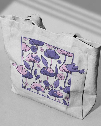 Lavender Birds & Blooms