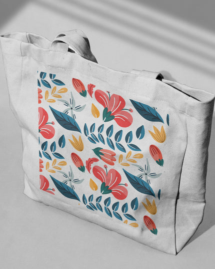 Spring Petals Pattern Tote
