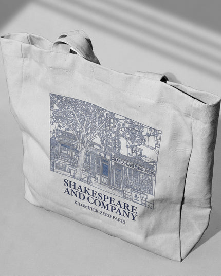 Bloom Large Tote – Shakespeare & Company design.