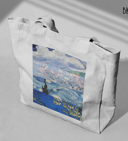 Van Gogh Inspired Blue Waves