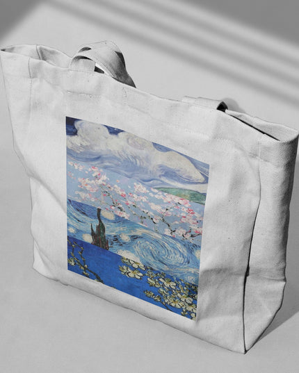 Van Gogh Inspired Blue Waves