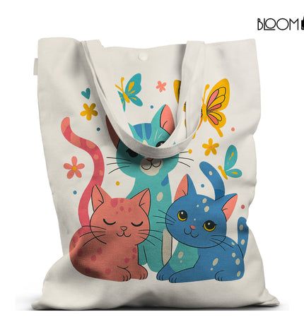 Butterfly Cats Tote