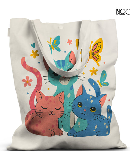 Butterfly Cats Tote