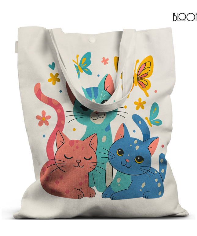 Butterfly Cats Tote