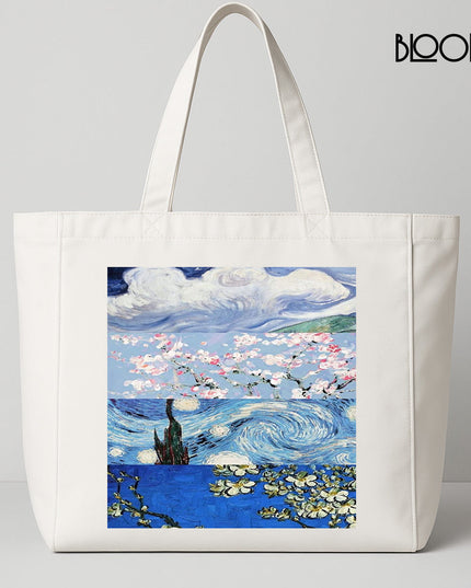 Van Gogh Inspired Blue Waves