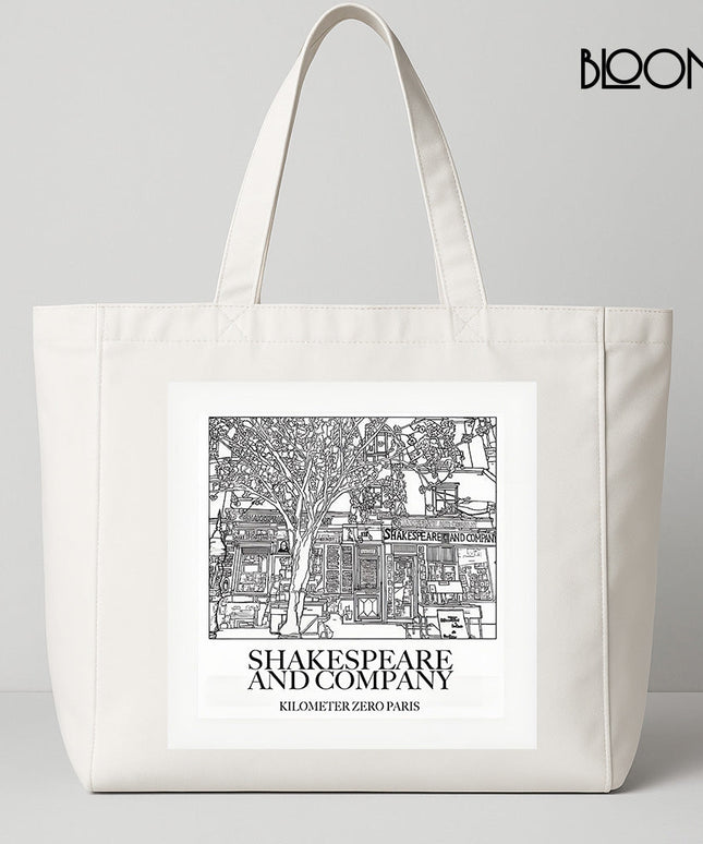 Bloom Large Tote – Shakespeare & Company design.