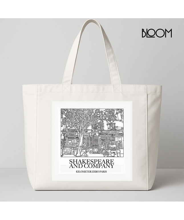 Bloom Large Tote – Shakespeare & Company design.