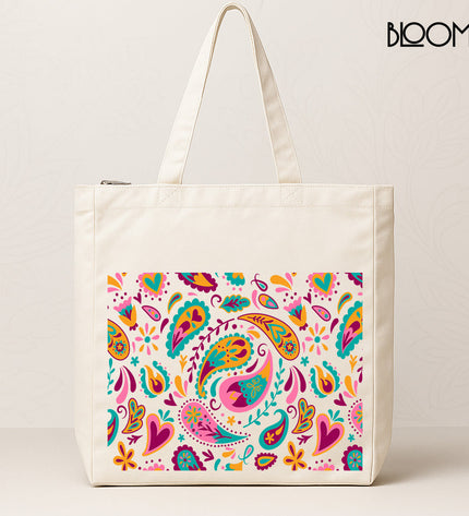 Vibrant Paisley Bloom