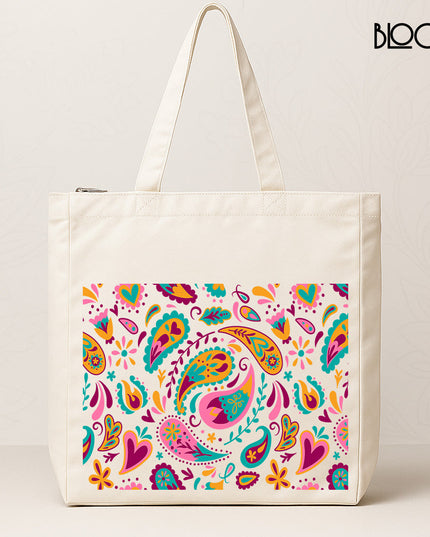 Vibrant Paisley Bloom