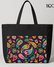 black / extended-tote