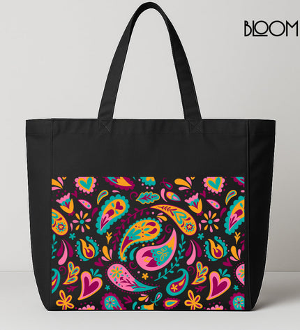 Vibrant Paisley Bloom