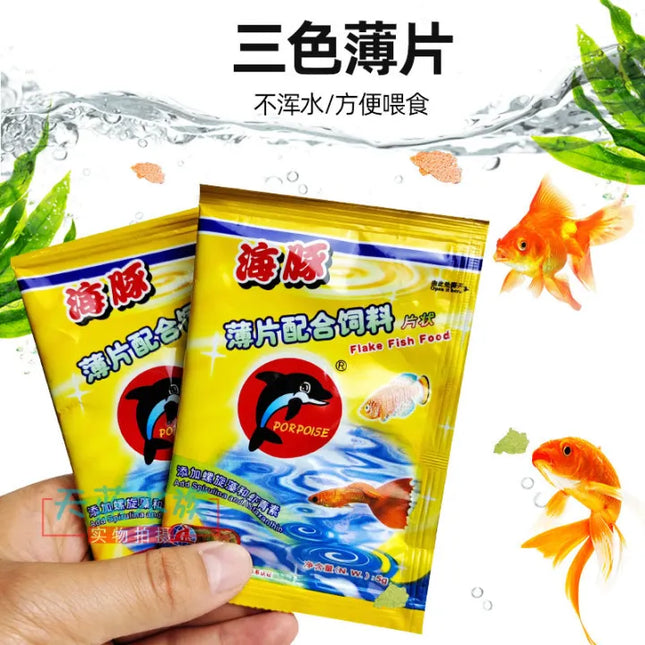 Dolphin Tropical Flakes Fish Food 5 gm
