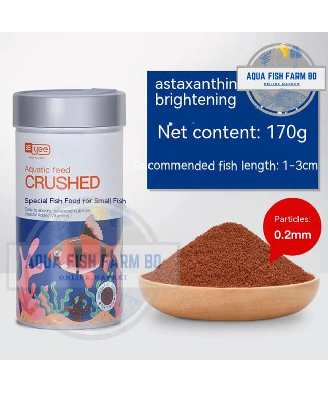 Crushed Aquatic Feed (Yee) 100gm For Fish Food