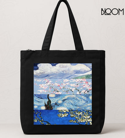 Van Gogh Inspired Blue Waves