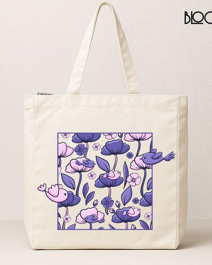 Lavender Birds & Blooms