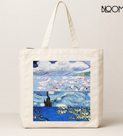 Van Gogh Inspired Blue Waves