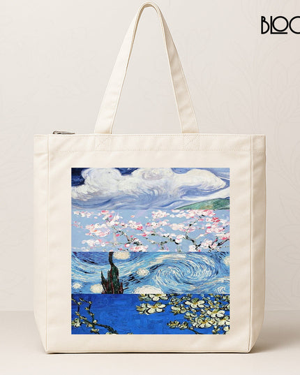 Van Gogh Inspired Blue Waves