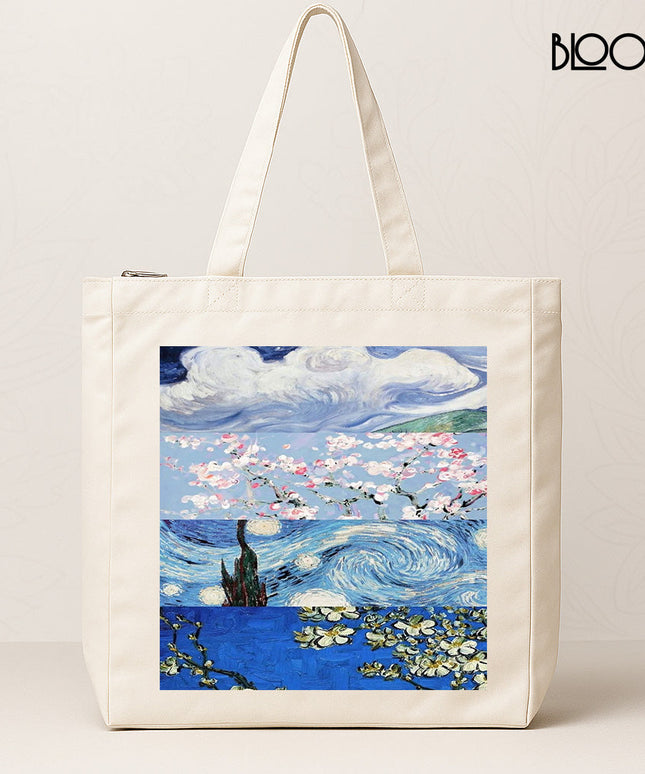 Van Gogh Inspired Blue Waves